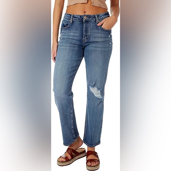 Rewash Distressed Jeans - Picture 1 of 8